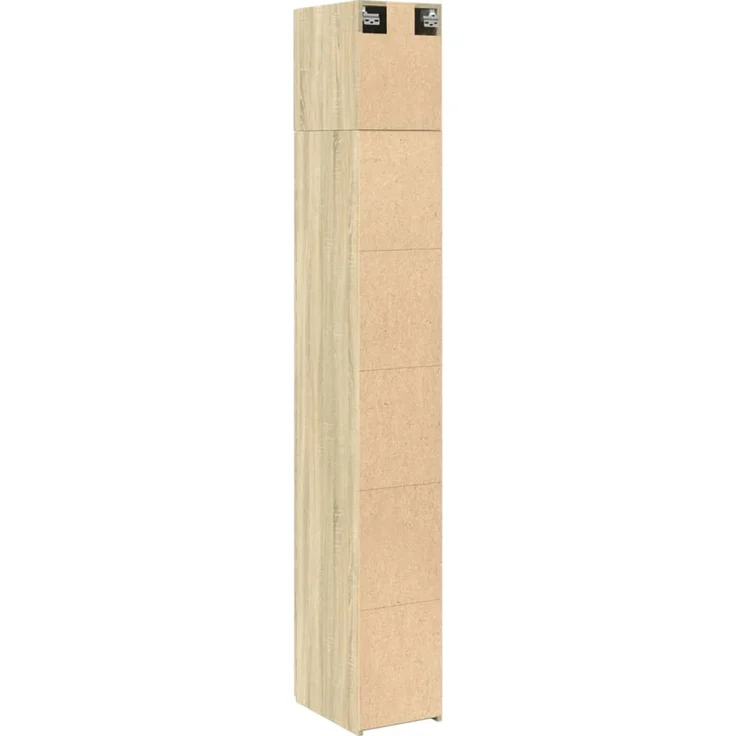 vidaXL Hochschrank Schmal Sonoma-Eiche 30x42,5x225 cm Holzwerkstoff 3281261 – Bild 8