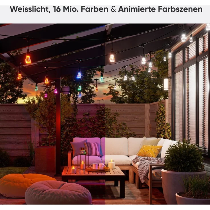 Nanoleaf Essentials Matter Smart Outdoor String Light Starter 30m – Bild 5