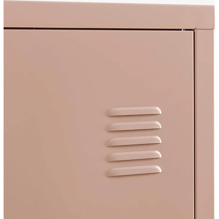 Einzelspind Kurikka 137x38x38 cm Hellbraun [en. casa] – Bild 7