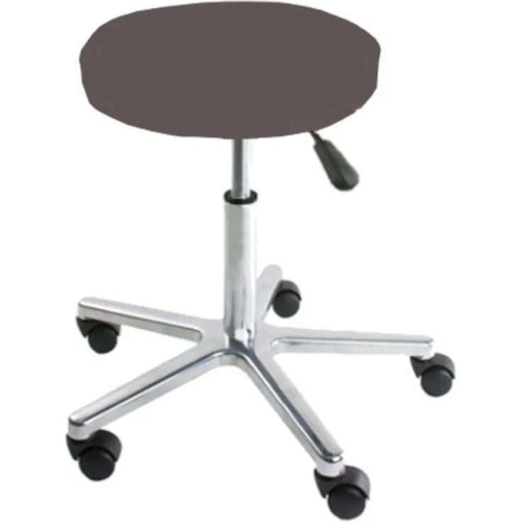 DUKAL Kissenbezüge Hockerbezug rund, Frottee-Stretch, 2 Größen, (1 Stück), Ø 35-40 cm, mit Spannumrandung, Made in Germany – Bild 1