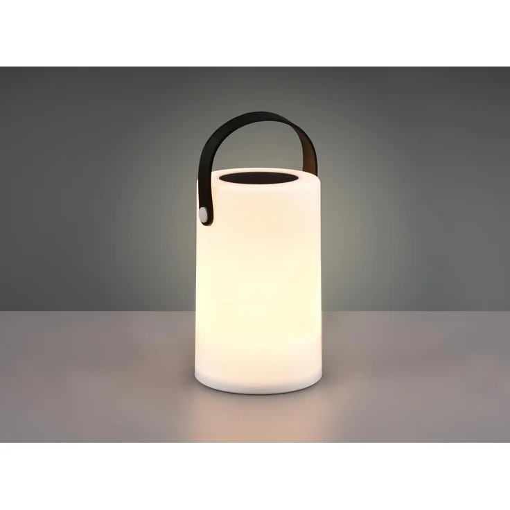 Kleine Akku Tischleuchte GARCIA RGB, Solar & USB aufladbar,Höhe 20cm – Bild 3