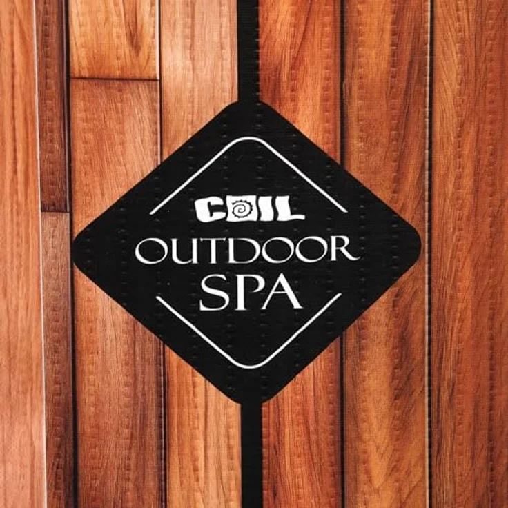 COIL COIL Whirlpool SPA Aufblasbar, Hydromassagebadewanne für 6 Personen, 175 cm, TEAK, In- & Outdoor, 138 Luftdüsen, 1500 W Heizung – Bild 6