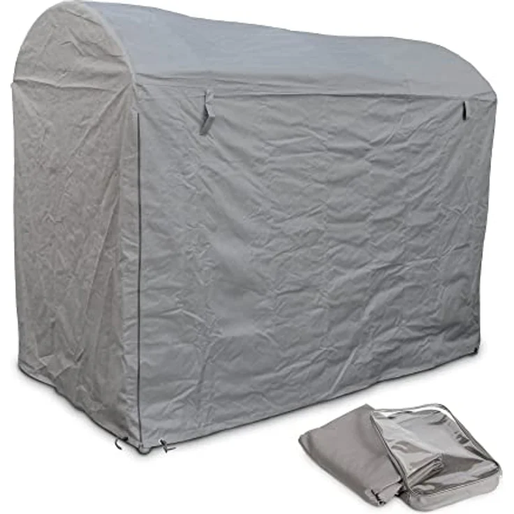 acamp Schutzhülle für Liegeschaukel 'Star', wasserdichtes PVC-beschichtetes Polyester, frostbeständig, extra reißfest mit Reißverschluss und Befestigungsbändern – Bild 1