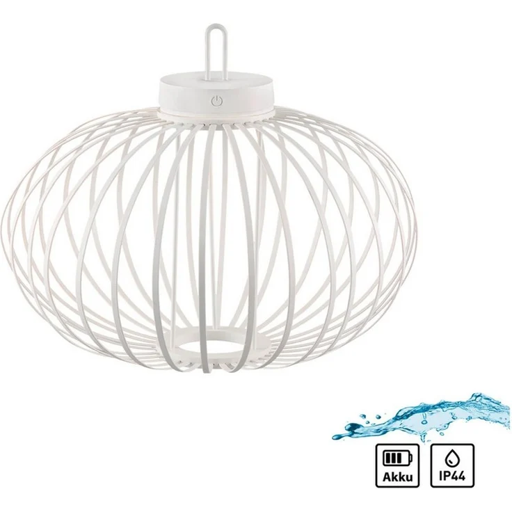 JUST LIGHT Pendelleuchte AKUBA, Dimmfunktion, LED fest integriert, Warmweiß, Akkuleuchte – Bild 5