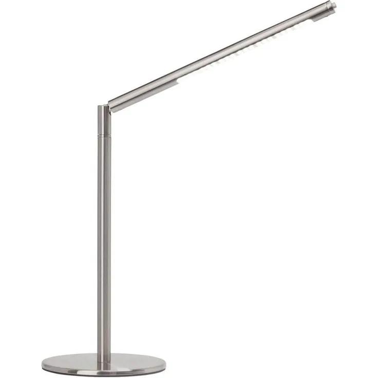 BRILLIANT Lampe Bombay LED Tischleuchte eisen | 1x 5.5W LED integriert, (305lm, 6400K) | Schalter am Leuchtenkopf