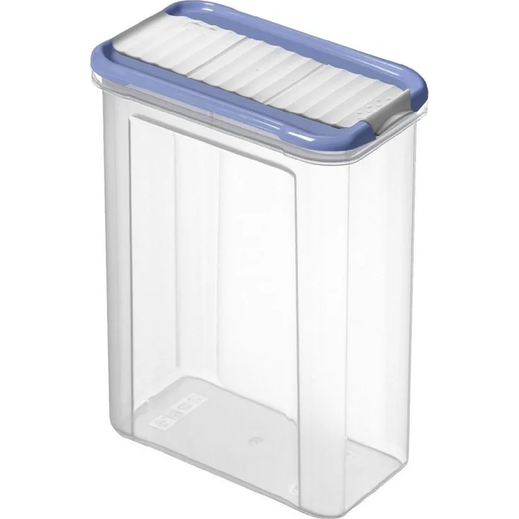 Rotho Vorratsdose Domino, 1,5 l horizon blau, Streudose