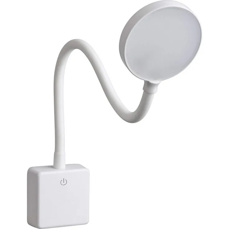 SEBSON LED Steckdosenleuchte LED Steckdosenlampe dimmbar und flexibel - 4W 290lm neutralweiß, LED fest integriert, neutralweiß