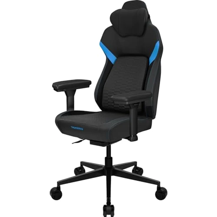 ThunderX3 CORE Smart Ergonomischer Gaming Stuhl mit Kunstleder-Rückenlehne, 3D-Armlehnen, bis 125 kg belastbar - Racer Blau – Bild 3