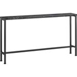 SoBuy FSB19-SCH Konsolentisch Flur, Metall, PVC-Beschichtung, Schwarz, 120 x 65 x 20 cm