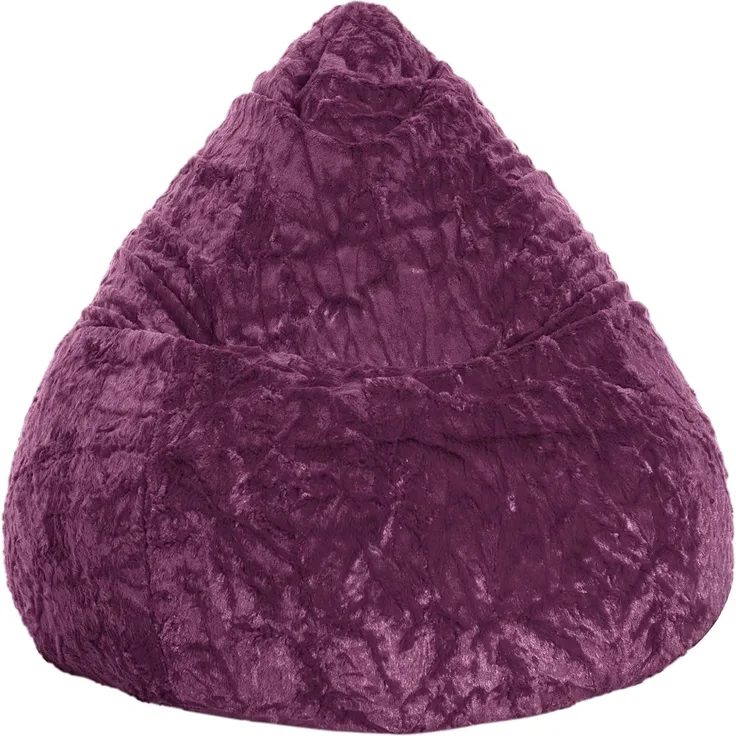 Sitting Point 'Fluffy XL' Sitzsack, Aubergine