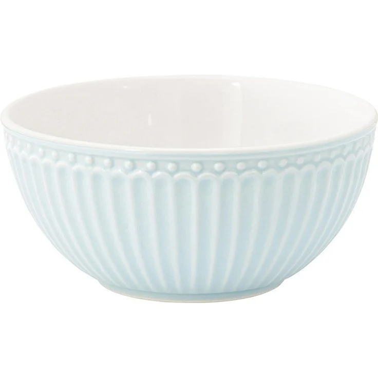 Greengate Müslischale Alice Müslischale pale blue 14 cm, Steinzeug, (Schüsseln & Schalen) – Bild 1