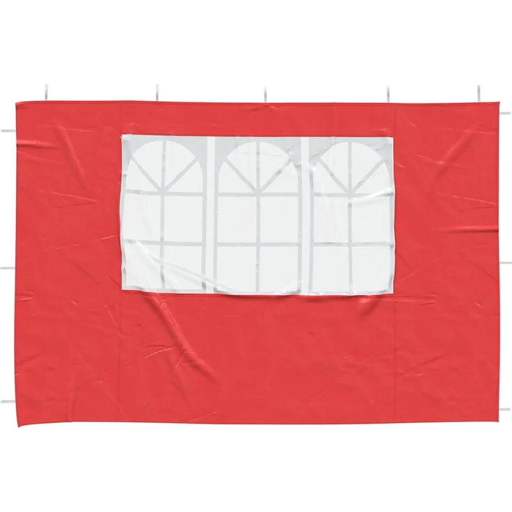 vidaXL Partyzelt-Seitenteil 2 Stk. 300 x 195 cm Rot PE und Stahl 42033004 – Bild 3