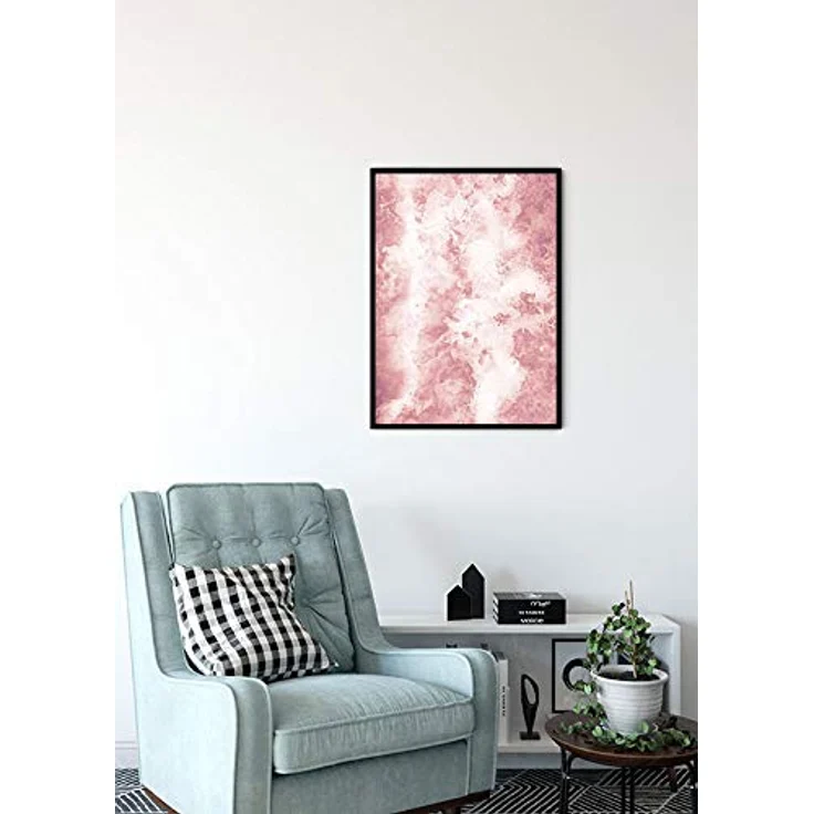 Komar Pink Bubbles Wandbild, seidenmatter Kunstdruck auf fotopapiert, 40 x 50 cm, ohne Rahmen, made in Germany – Bild 4