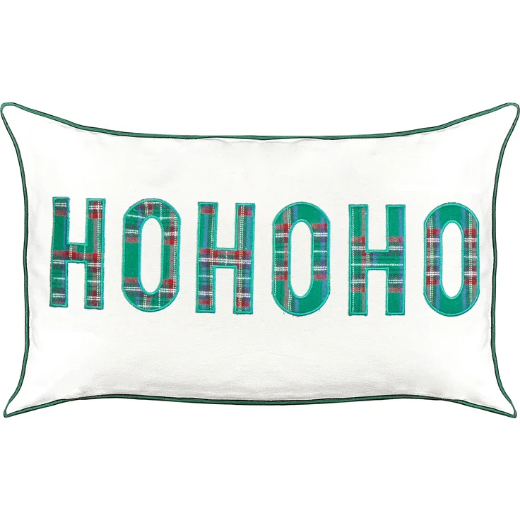 Kissen 2er Set Mit Aufschrift JOYCANDY Baumwolle 30 x 50 cm Weiß – Bild 4