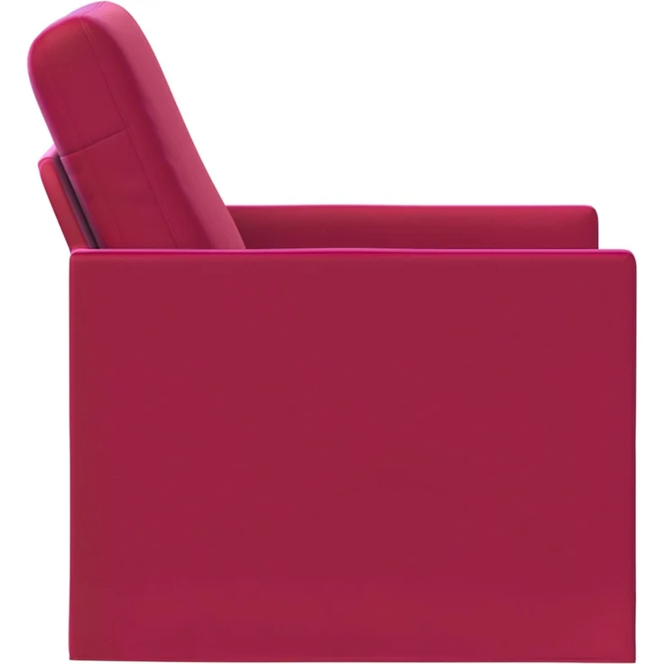 vidaXL Einzelsofa Weinrot 70 x 81 x 82 cm Samt (V) 42041026 – Bild 3