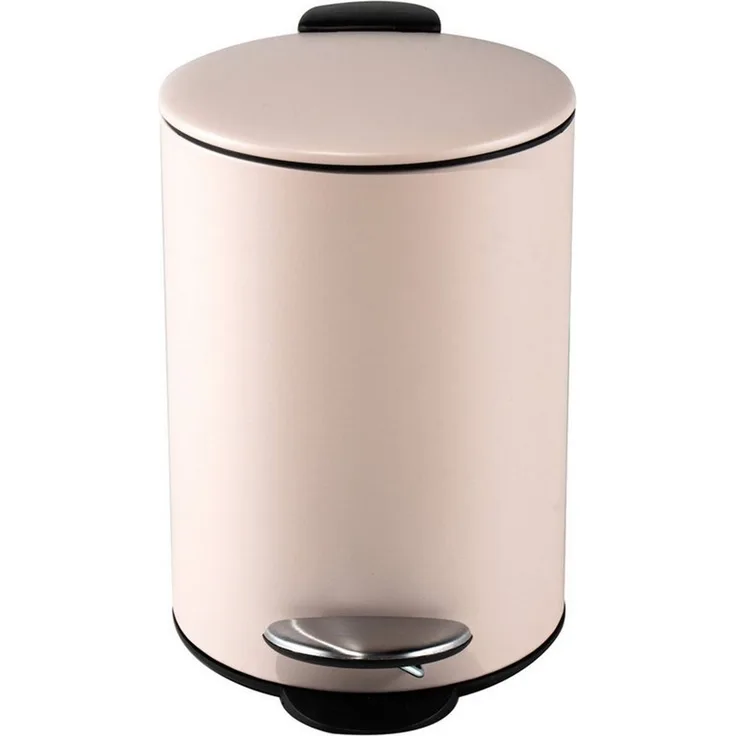 HTI-Living Kosmetikeimer Kosmetikeimer Jannik 3 Liter Rosa, Mülleimer Treteimer Edelstahl