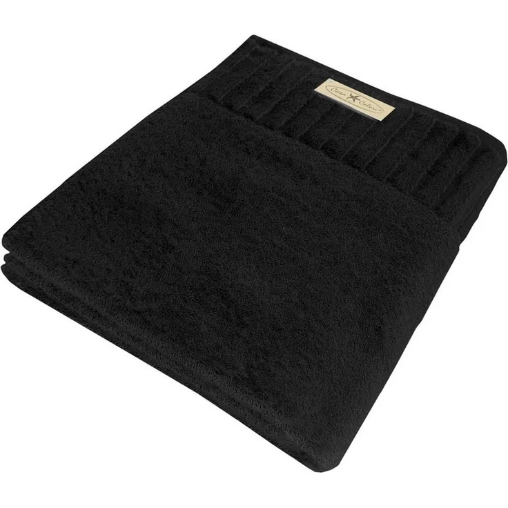 Gästetuch uni schwarz, 30 x 50 cm – Bild 5
