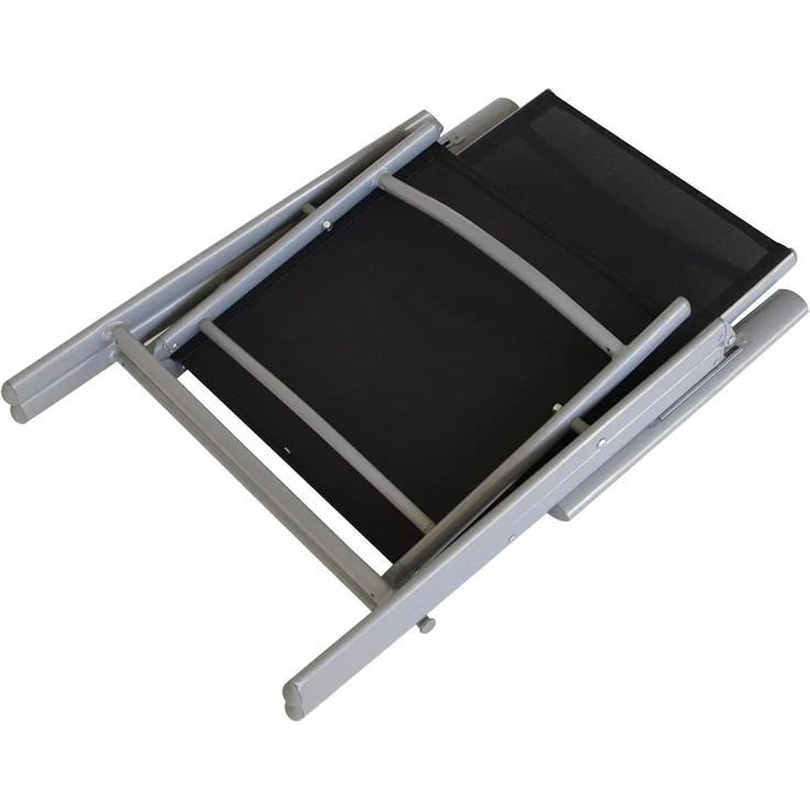 Garnitur RAVENNA 9-teilig, Aluminium + Kunstgewebe schwarz – Bild 4