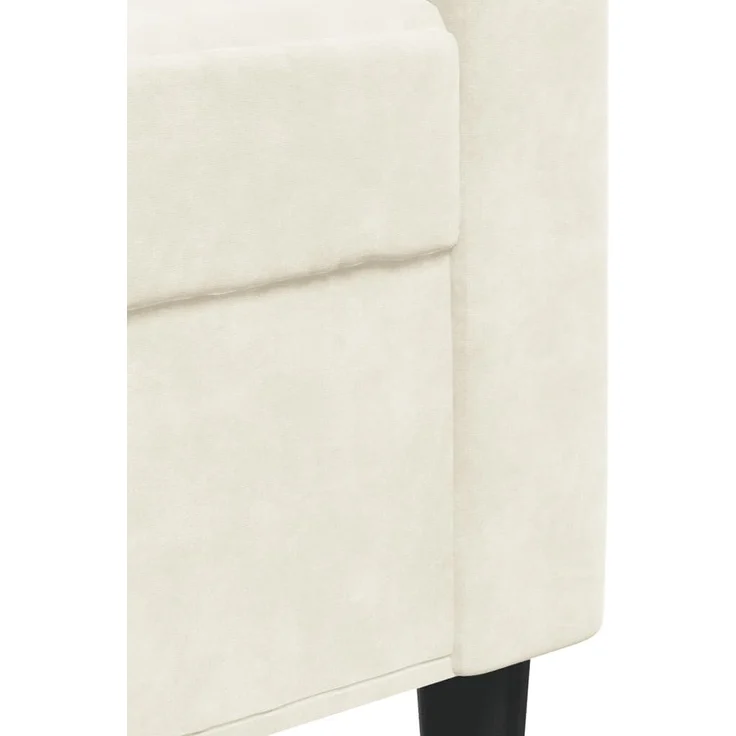 vidaXL Sessel Creme 60 cm Samt 4007612 – Bild 6