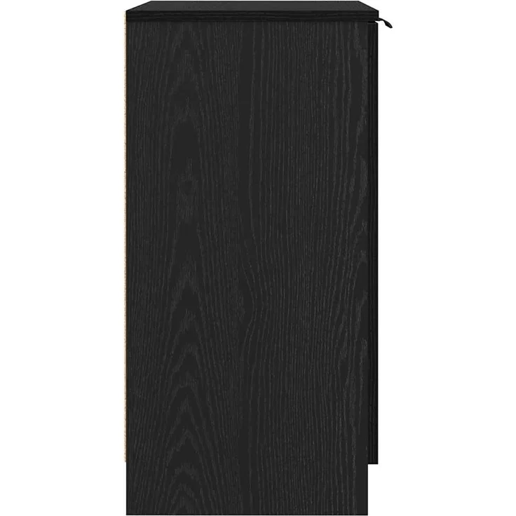 vidaXL Schuhschrank Schwarz Eichen-Optik 59 x 35 x 70 cm Holzwerkstoff 862100 – Bild 7