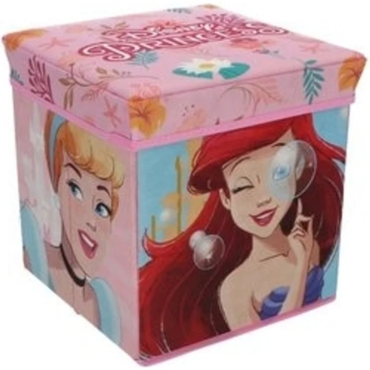 Disney Princess Aufbewahrungsbox Sitzbox – 30x30x30 cm Aufbewahrung und Sitzmöglichkeit für Kinder – Bild 6