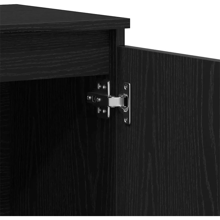 vidaXL Sideboard mit Schubladen Schwarz 102 x 35 x 60 cm Holzwerkstoff 862044 – Bild 8