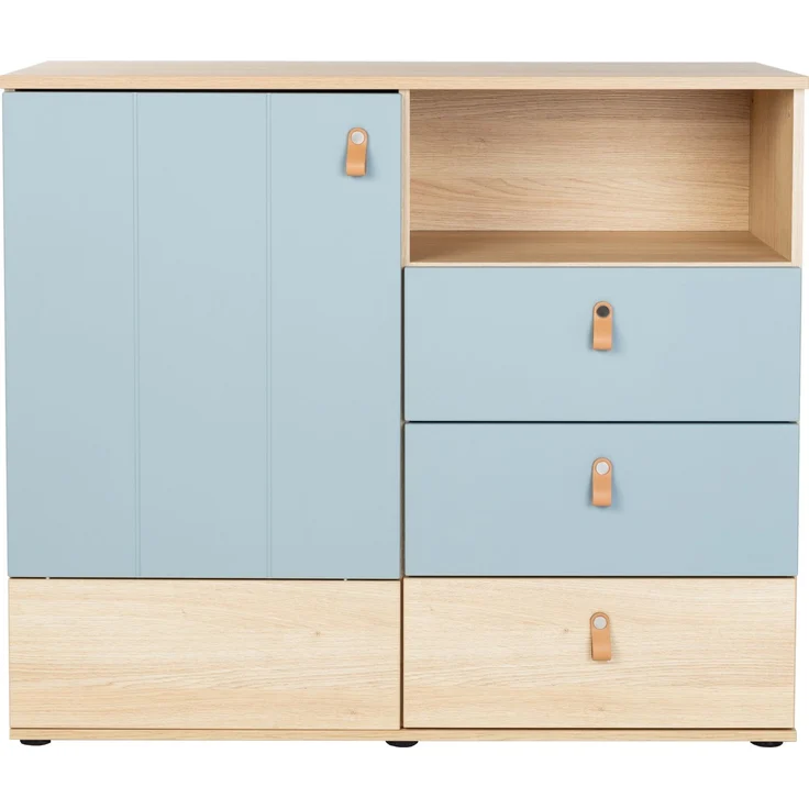 6-teiliges Babymöbel-Megaset »Roofy« mit 1-trg. Kleiderschrank, Salbei / Nagano Oak, Arthur Berndt – Bild 16
