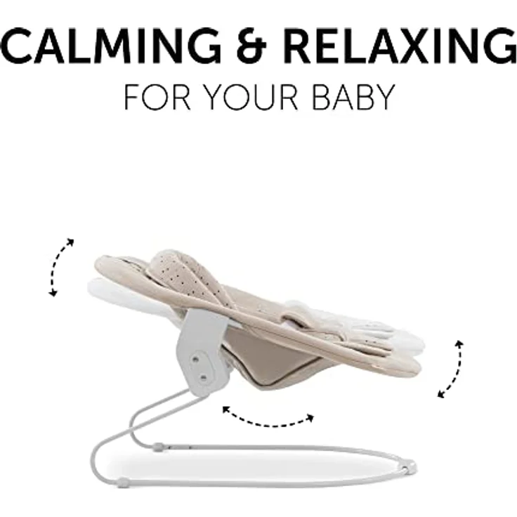 Hauck Babywippe Alpha Bouncer 2in1 kompatibel mit Hauck Hochstuhl Alpha+ und Beta+, Baby Wippe für Neugeborene ab Geburt bis 13 kg, mit Sitzverkleinerer, Shaukelfunktion, Winnie the Pooh Beige – Bild 3