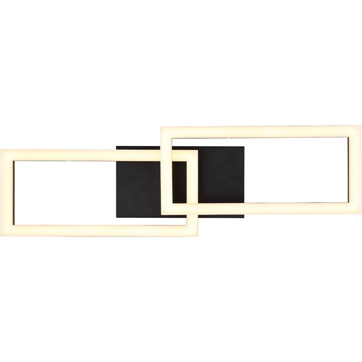 LED Deckenleuchte, schwarz, opal, L 61,4 cm – Bild 6
