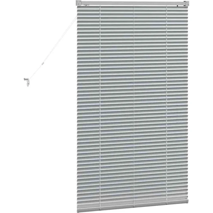 vidaXL Venezianische Jalousie Silber 130 x 70 cm 25 mm Aluminium 42005891 – Bild 7