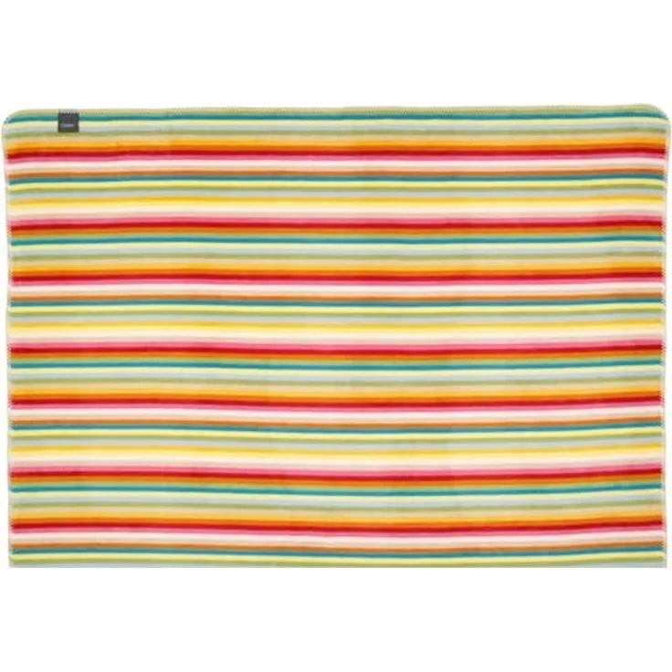 CAWÖ Wohndecke, 150x200cm - Lifestyle, Streifen, Fleece Mehrfarbig 150x200cm – Bild 3