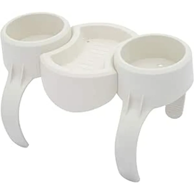 Bestway Lay-Z-Spa Getränkehalter für 2 Personen, inklusive Ablage, weiß