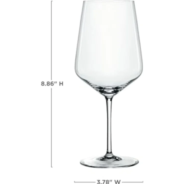 Spiegelau Rotweingläser 630 ml, 4 Stück, Style, 4670181, Weingläser Set aus Kristallglas, Rotwein Gläser spülmaschinenfest – Bild 3