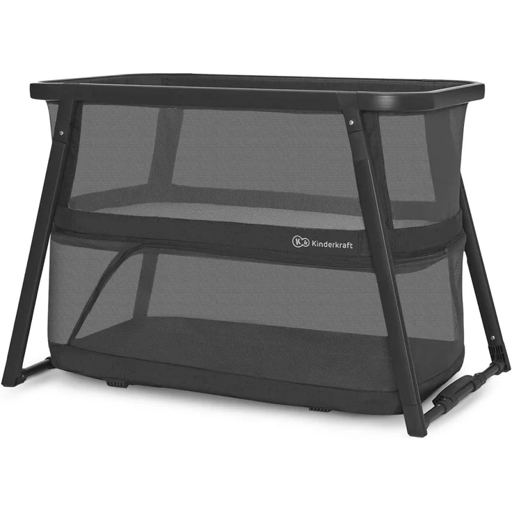 Kinderkraft SOFI Plus, Babybett, Wiege, Reisebett, ab Geburt bis 3 Jahre, bis 15 kg, schnell zusammenklappbar, perfekt für unterwegs, Baumwollbezug, 2 Laken gratis – Bild 1