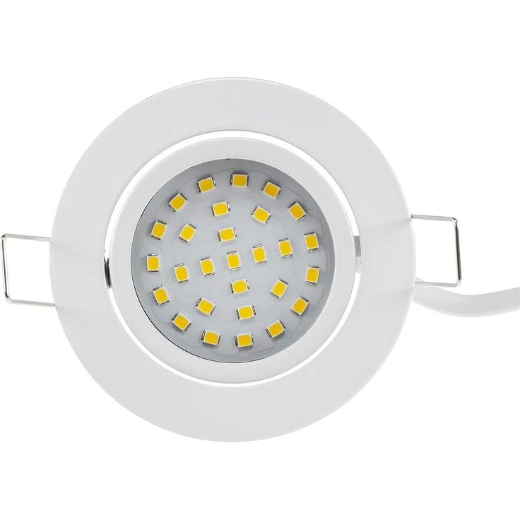 LED-Einbauleuchte "Flat-32" warmweiß80x32mm, 5W, 590lm, weißes Gehäuse – Bild 4