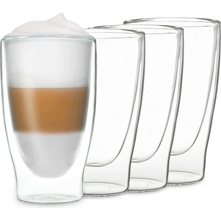 Feelino Thermoglas DUOS Gläser 4X 400ml, 4-tlg, Glas – Bild 2