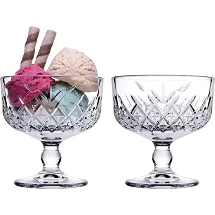 Pasabahce Timeless 440211 Eiscreme Dessertschale im Kristalldesign 250 ml 2er Set – Bild 2