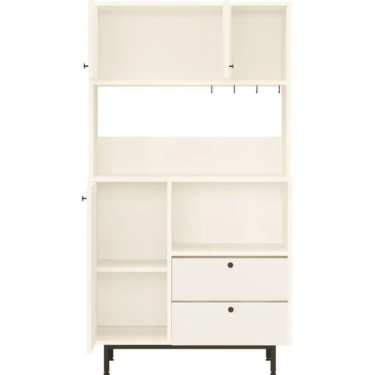 Skye Decor 'LAT3-W' Mehrzweckschrank, Weiß, 88 x 161,2 x 35,5 cm – Bild 5