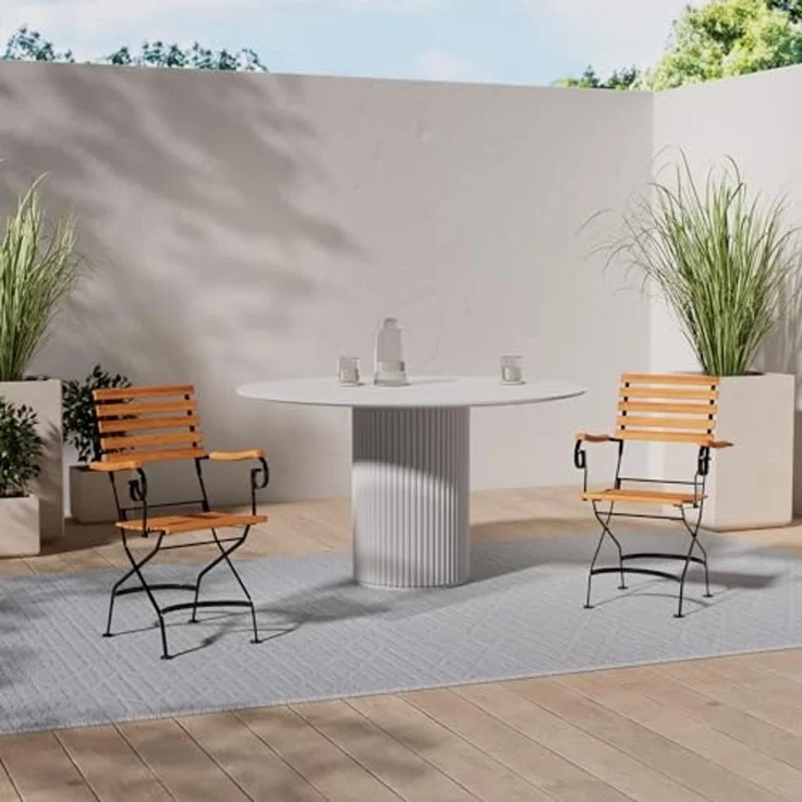MERXX Gartensessel TOPSELLER! (1-St, Gartenstuhl, OTTOs Choice), Eukalyptusholz, klappbar, braun – Bild 2