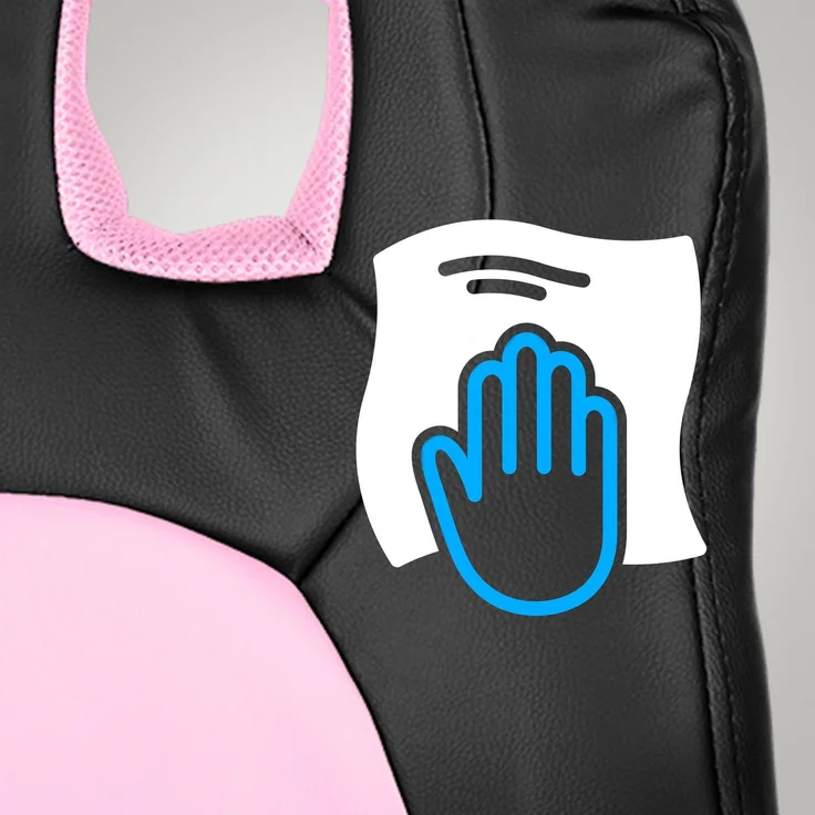 Kinder Bürostuhl MIA - 83x56x59, Schwarz/pink Kunstleder Kunststoff Gestell ergonomische Bürostühle Homeoffice Stuhl mit Rollen – Bild 3