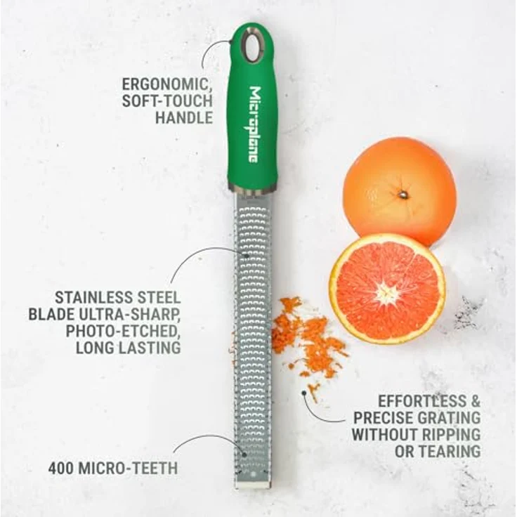 Microplane Zester/Reibe Premium Basilikumgrün – Bild 4