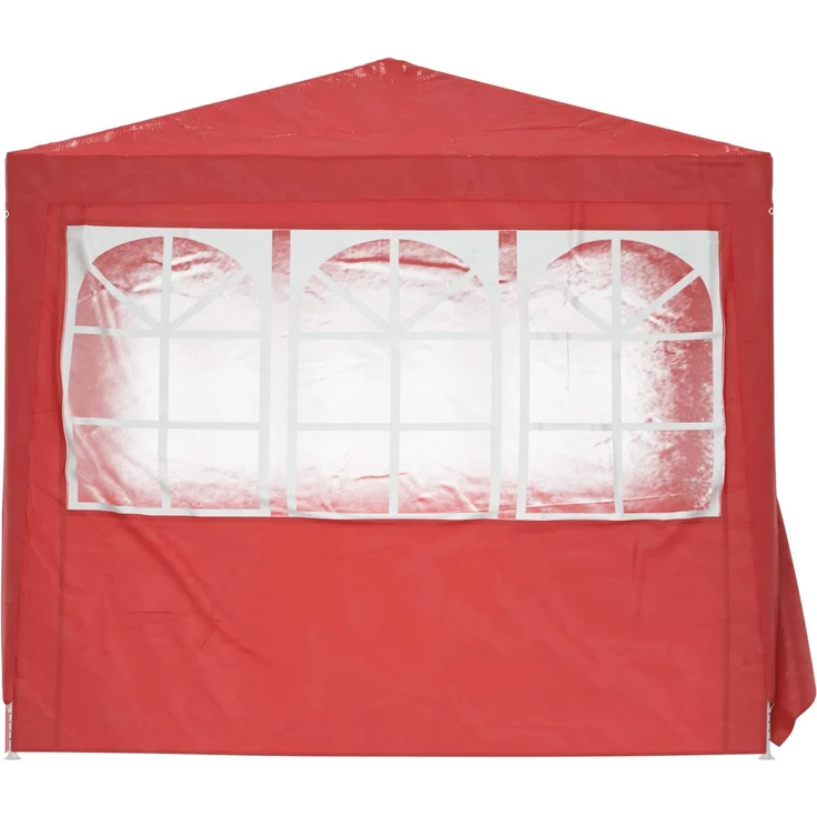 vidaXL Party-Zelt Rot 250 x 250 x 240 cm PE und Stahl 42032996 – Bild 5