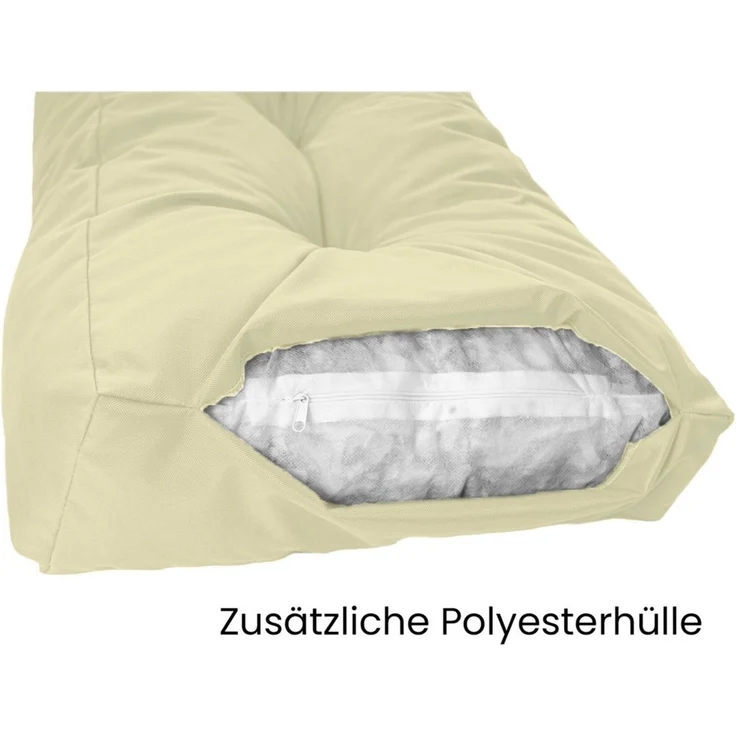 TexDeko Polsterauflage TexDeko Garden - Gartenstuhl Niedriglehner Sitzkissen, (1 St, 1 STK), Maße: 100x50x8cm, Wasser-, & Schmutzabweisend – Bild 3