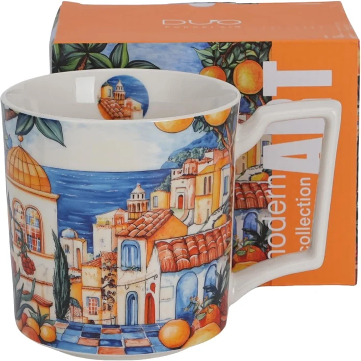 DUO Jumbo Becher 750 ml MODERN ESPANIA New Bone China Porzellan – Bild 1