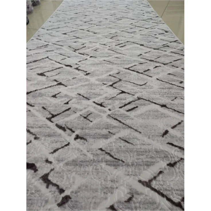 Gel-Läufer mit rutschfester Rückseite 120 x 350 cm Baumwolle Grau 88781729 [en. casa] – Bild 2