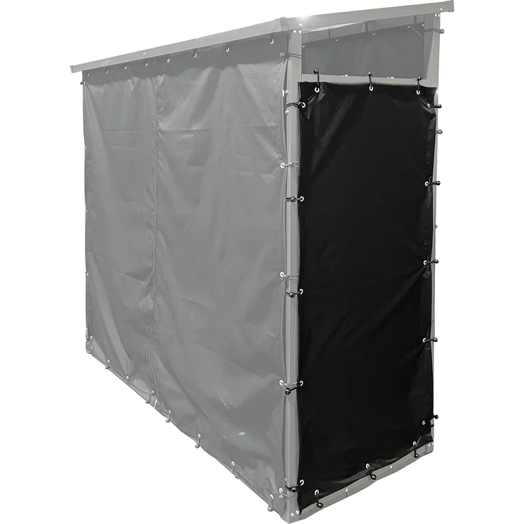 Quick Star Kaminholzregal Wetterschutz 66x108cm für Kaminholzregal 70x145cm, (2-St), PVC Beschichtung 260g/m² – Bild 4