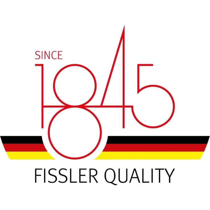 Fissler Topf-Set Family Line, Edelstahl 18/10 (Set, 9-tlg, 1 Bratentopf 20 cm, je 1 Kochtopf 16/20/24 cm, 1 Stielkasserolle 16cm), extra breiter Schüttrand – Bild 2