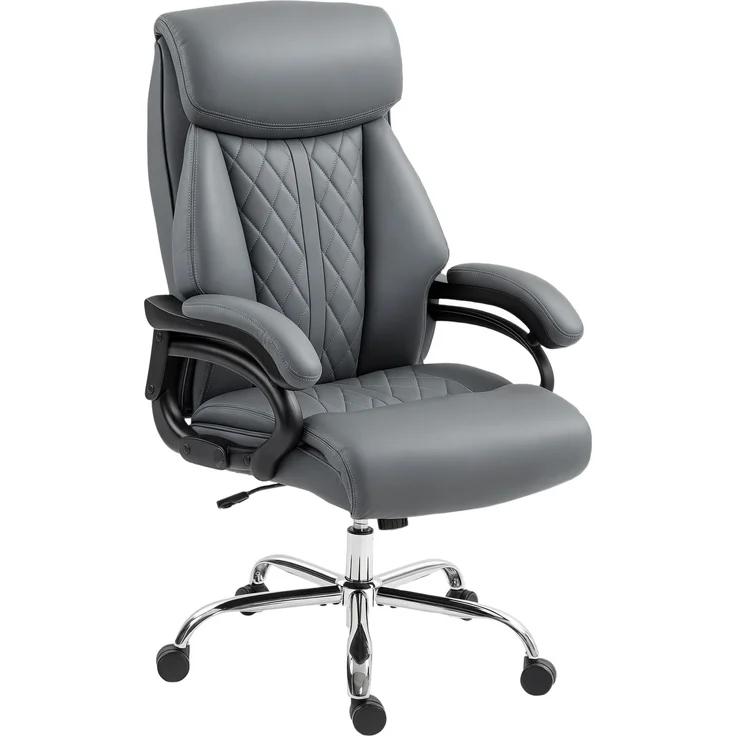 MELAYR, Chefsessel, 71 x 68 x 123 cm, Dunkelgrau – Bild 2