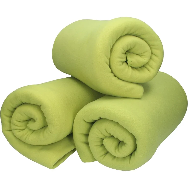 Wohndecke 3 Stück Fleecedecke Kuscheldecke Sofadecke Größe 130x170 cm, Betz, Qualität 180 g/m²