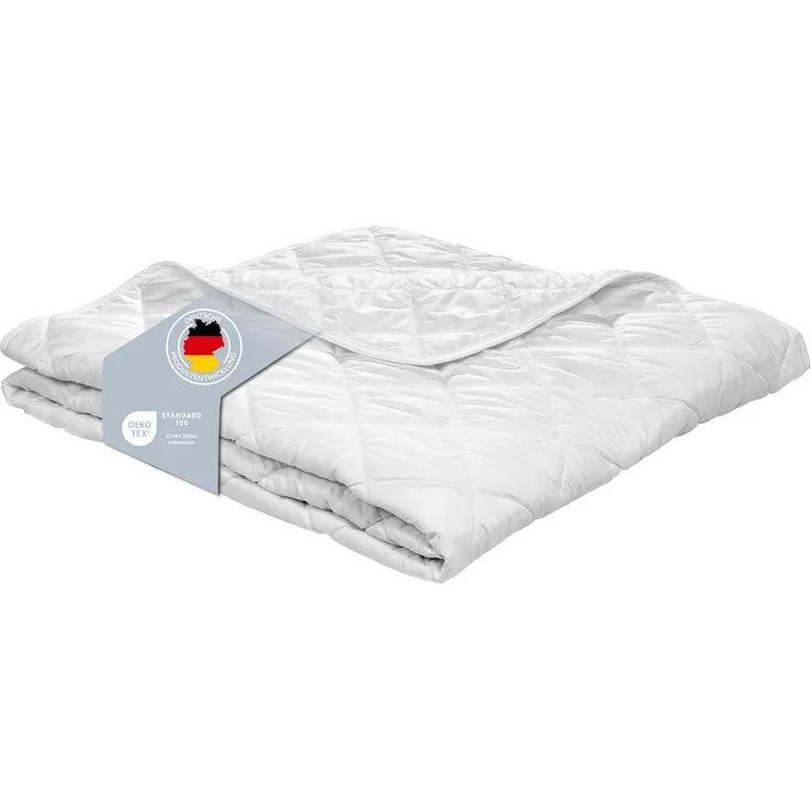 XDREAM Sommerbettdecke Pure, ultraleichtes und dünnes Steppbett, ideal für den Sommer, Füllung: Hohlfaser-Polyesterfüllung, Bezug: Polyester, allergikerfreundlich, atmungsaktiv, Kinderdecke 100x135 cm